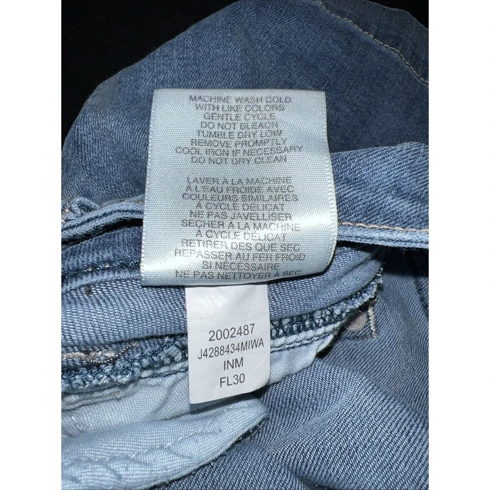 Jag Womens Size 2 Mini Skirt Blue Denim Jean Medium Wash Straight Distressed